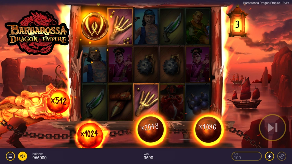 Barbarossa Dragon Empire Free Spins